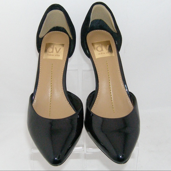 DV by Dolce Vita Pamona black patent heel 7 - Picture 8 of 8